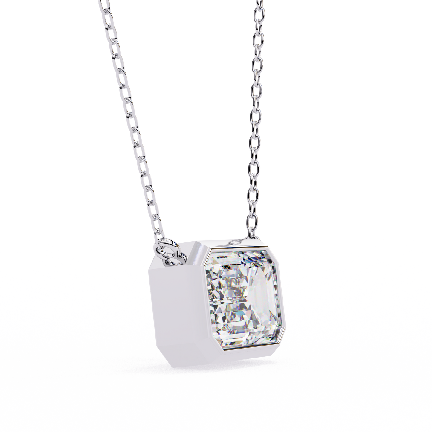 lgd solitaire pendant emerald stone (1.20ct) in 14k gold without chain