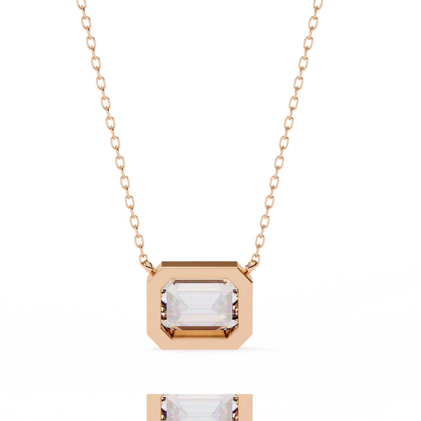 noble emerald diamond pendant