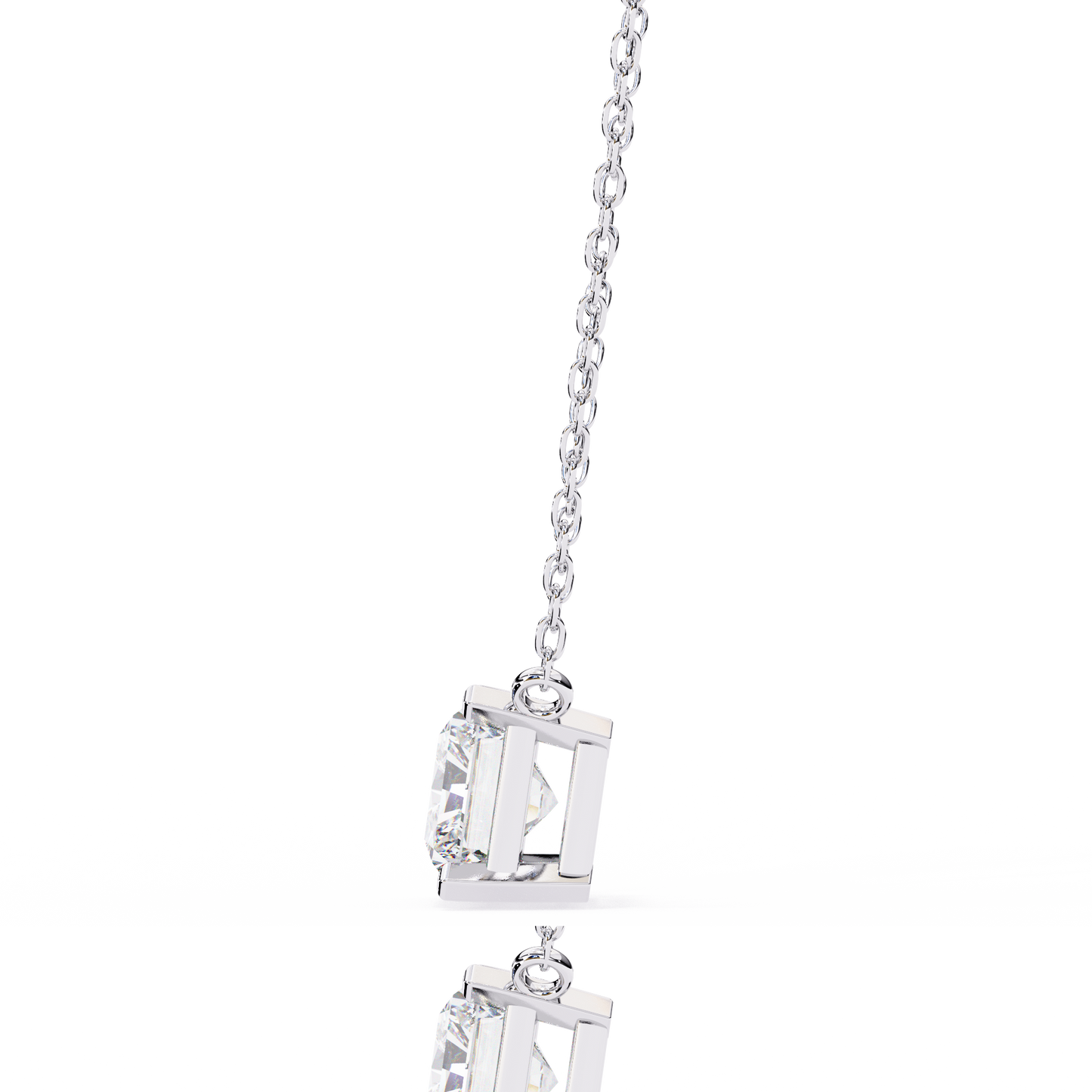 ivy grace radiant diamond pendant