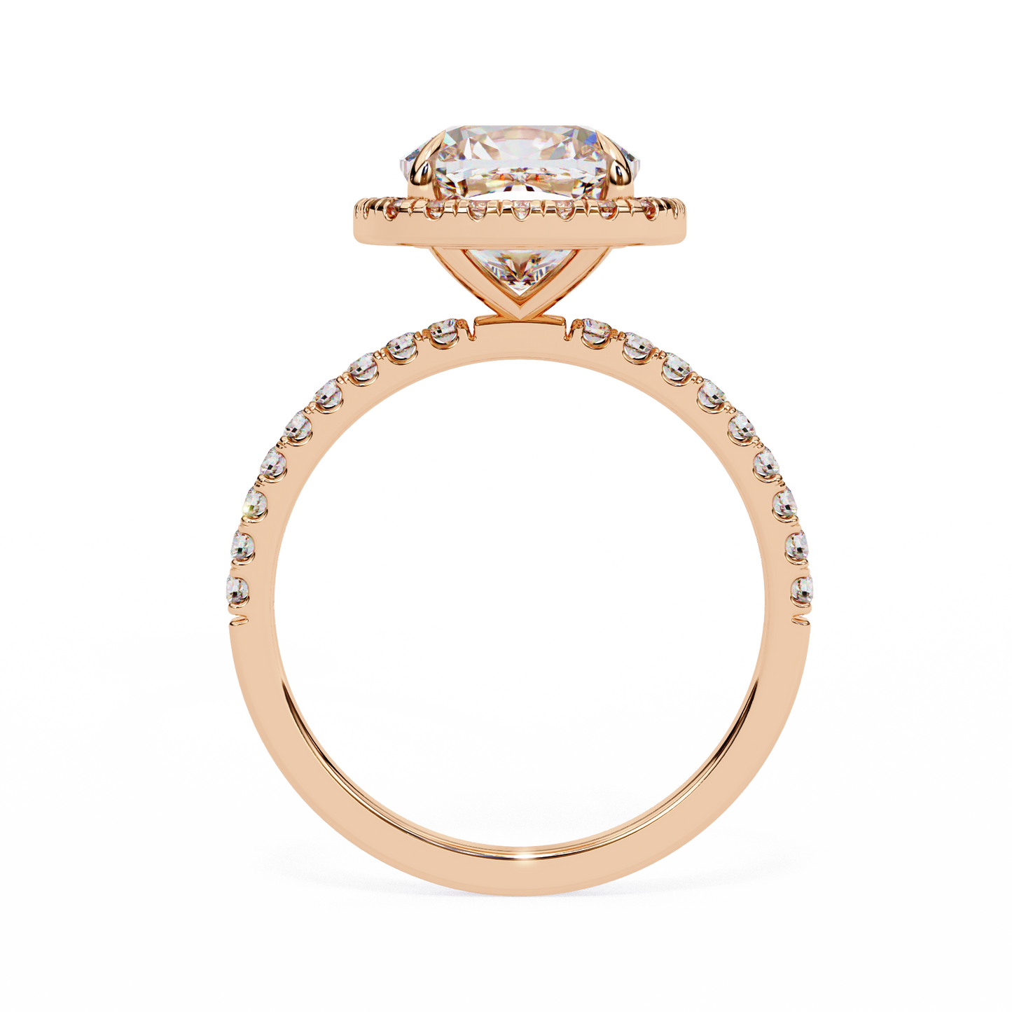 2.31 carat cushion cut halo diamond engagement ring for women โ elegant bridal jewelry