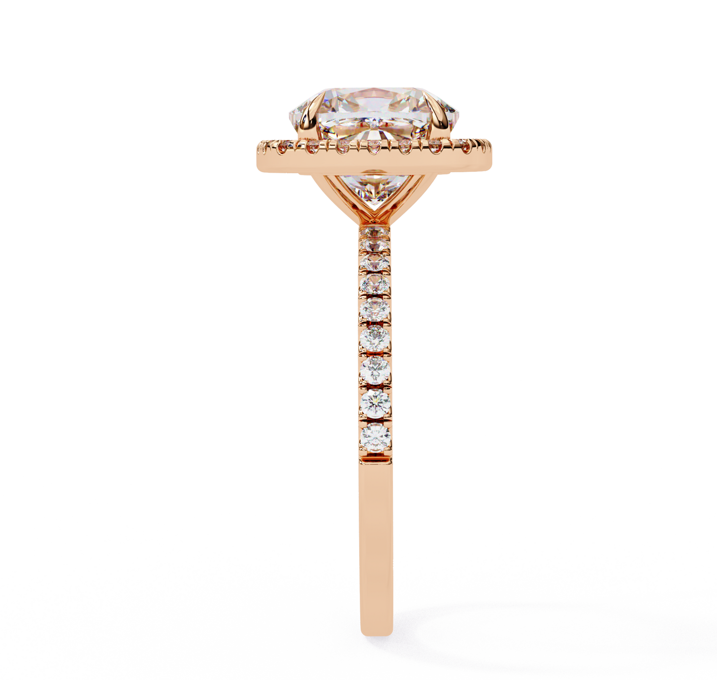 2.31 carat cushion cut halo diamond engagement ring for women โ elegant bridal jewelry