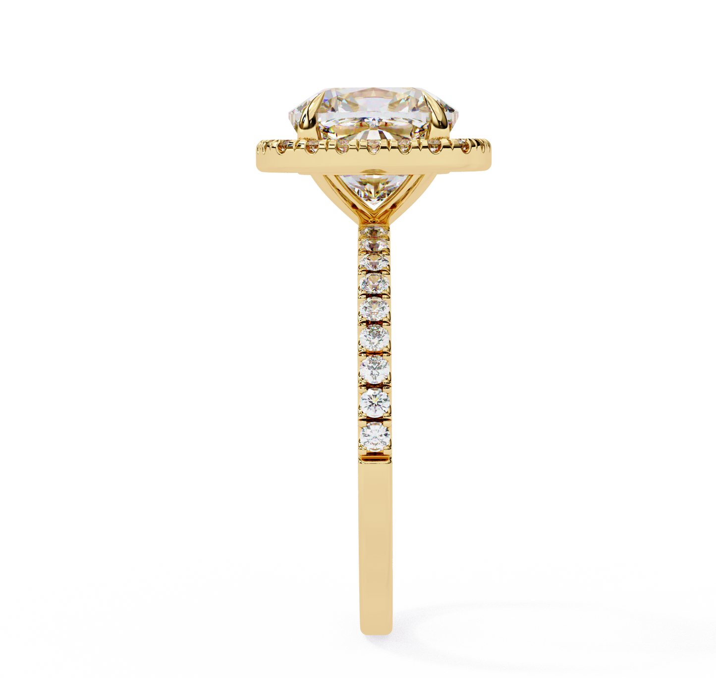 2.31 carat cushion cut halo diamond engagement ring for women โ elegant bridal jewelry
