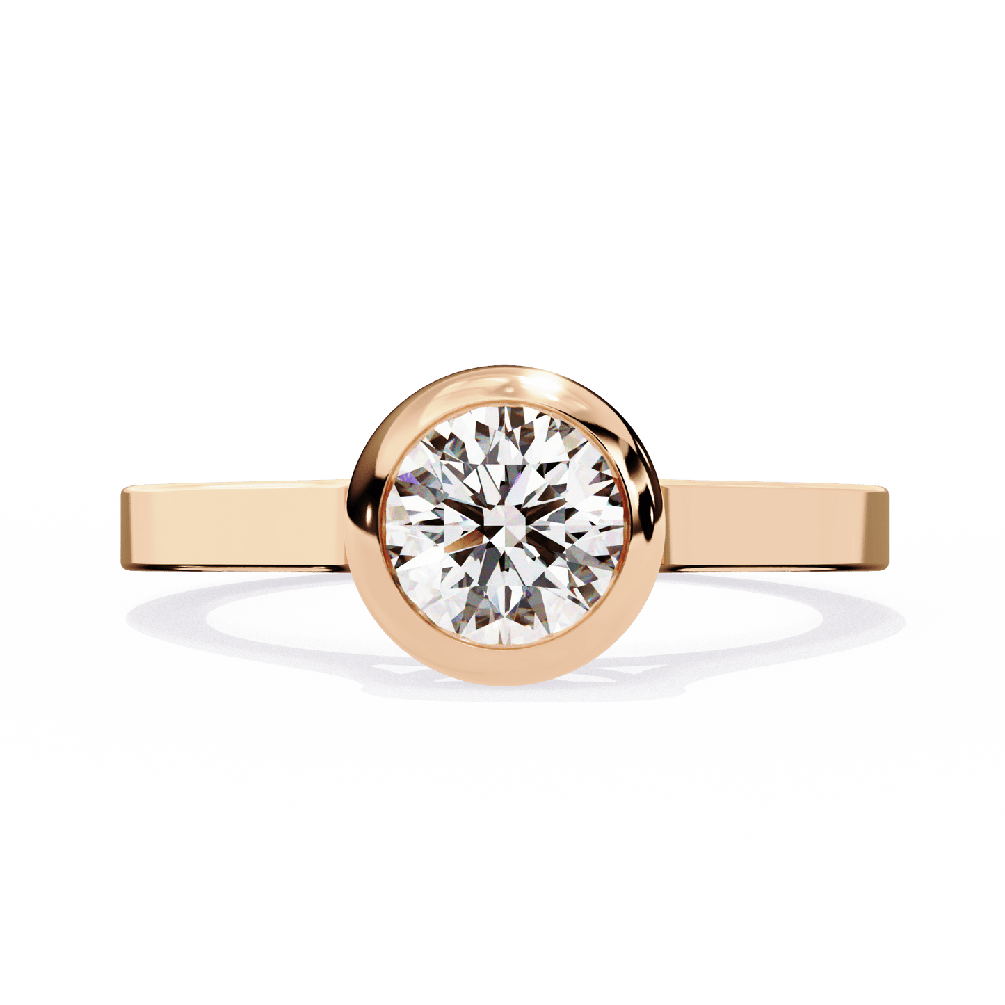 2 carat round cut solitaire diamond engagement ring – classic bridal jewelry