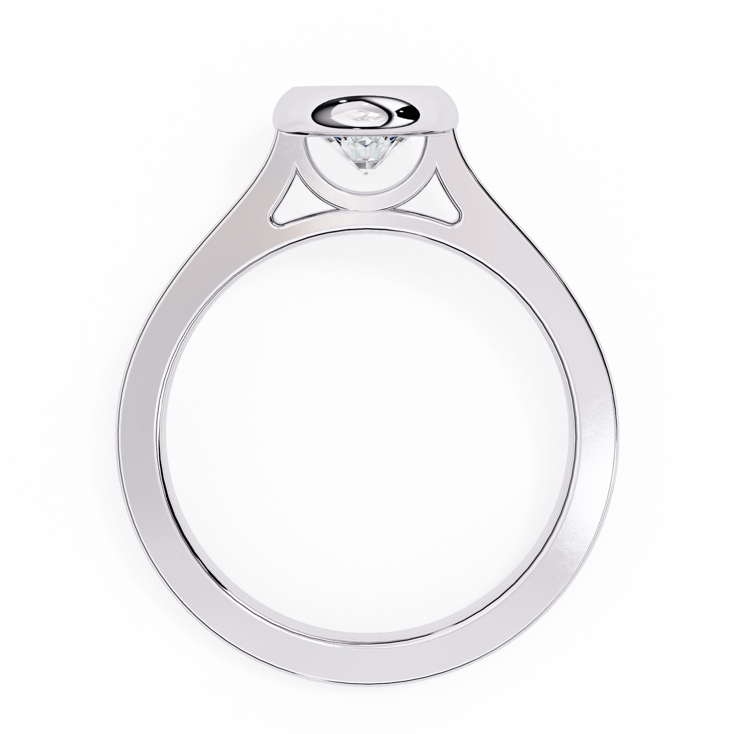 2 carat round cut solitaire diamond engagement ring – classic bridal jewelry