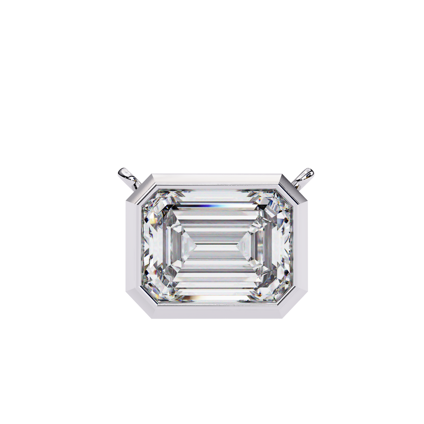 lgd solitaire pendant emerald stone (1.20ct) in 14k gold without chain