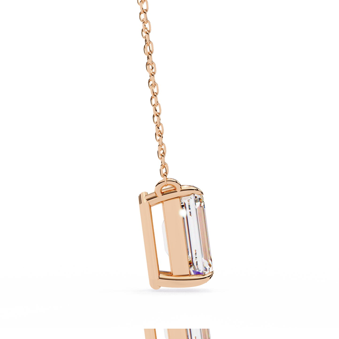 ivy grace emerald diamond pendant