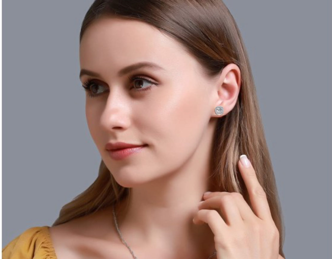 1.88 carat oval cut diamond stud earrings – classic diamond jewelry