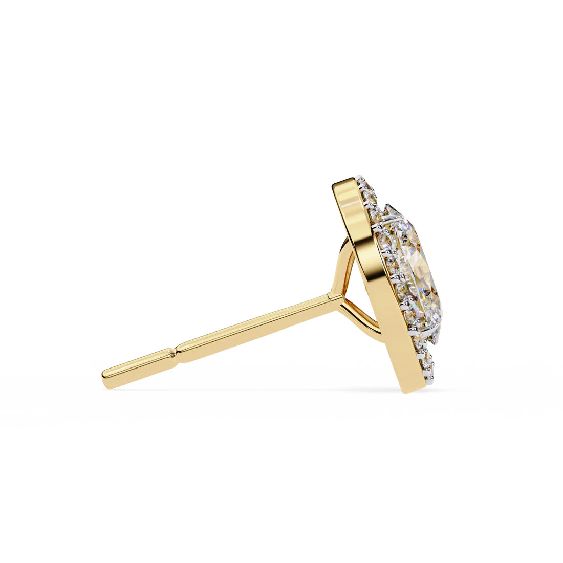 1.88 carat oval cut diamond stud earrings – classic diamond jewelry