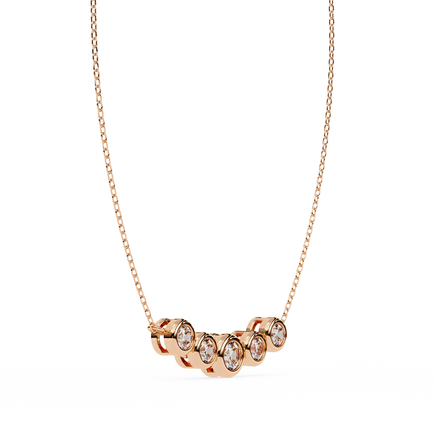 sparkle round diamond pendant (chain sold separately)