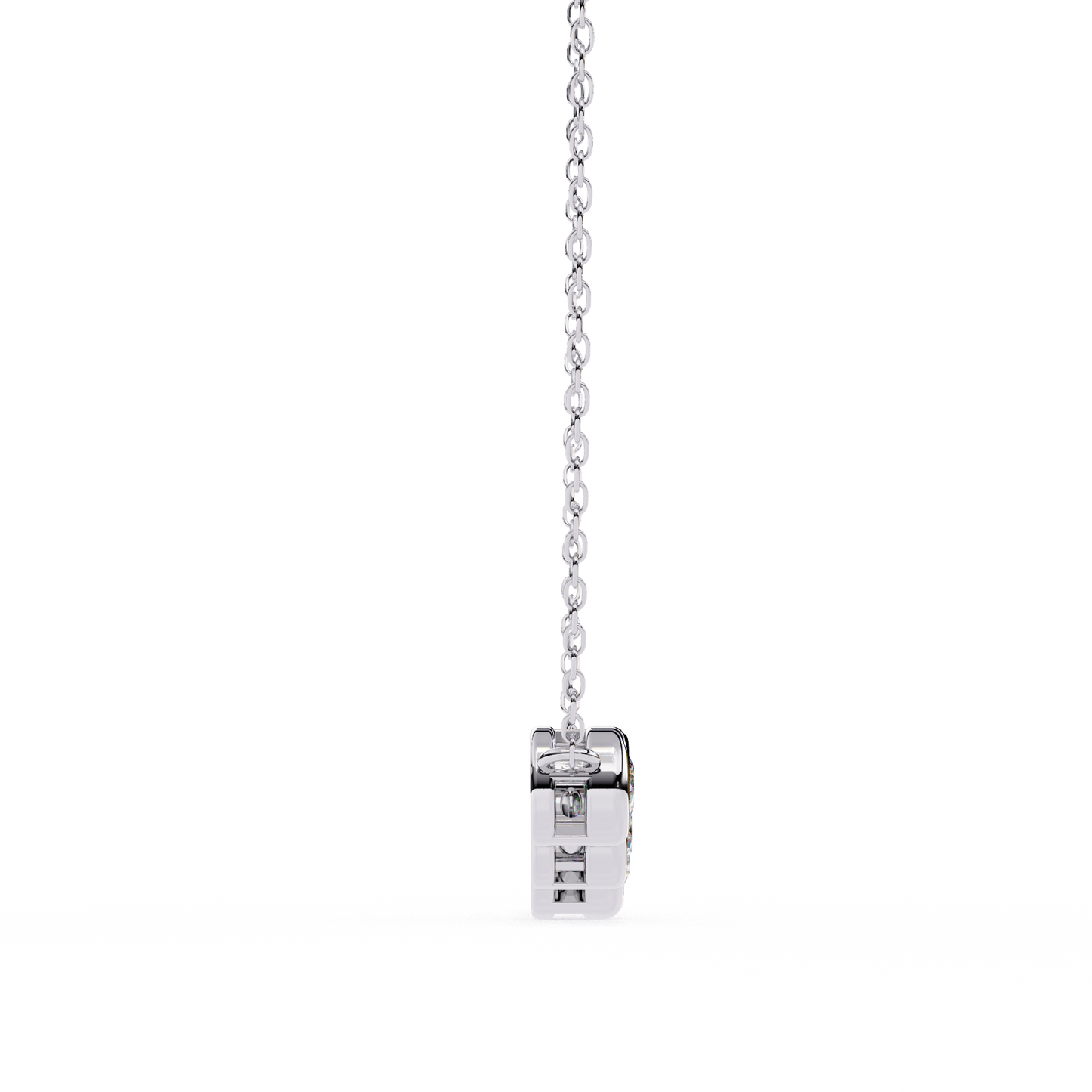 five-stone bezel set diamond pendant necklace – everyday luxury jewelry