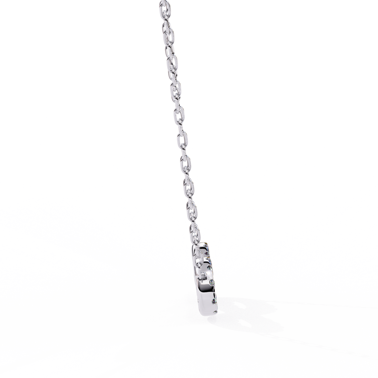 luxe infinity diamond pendant