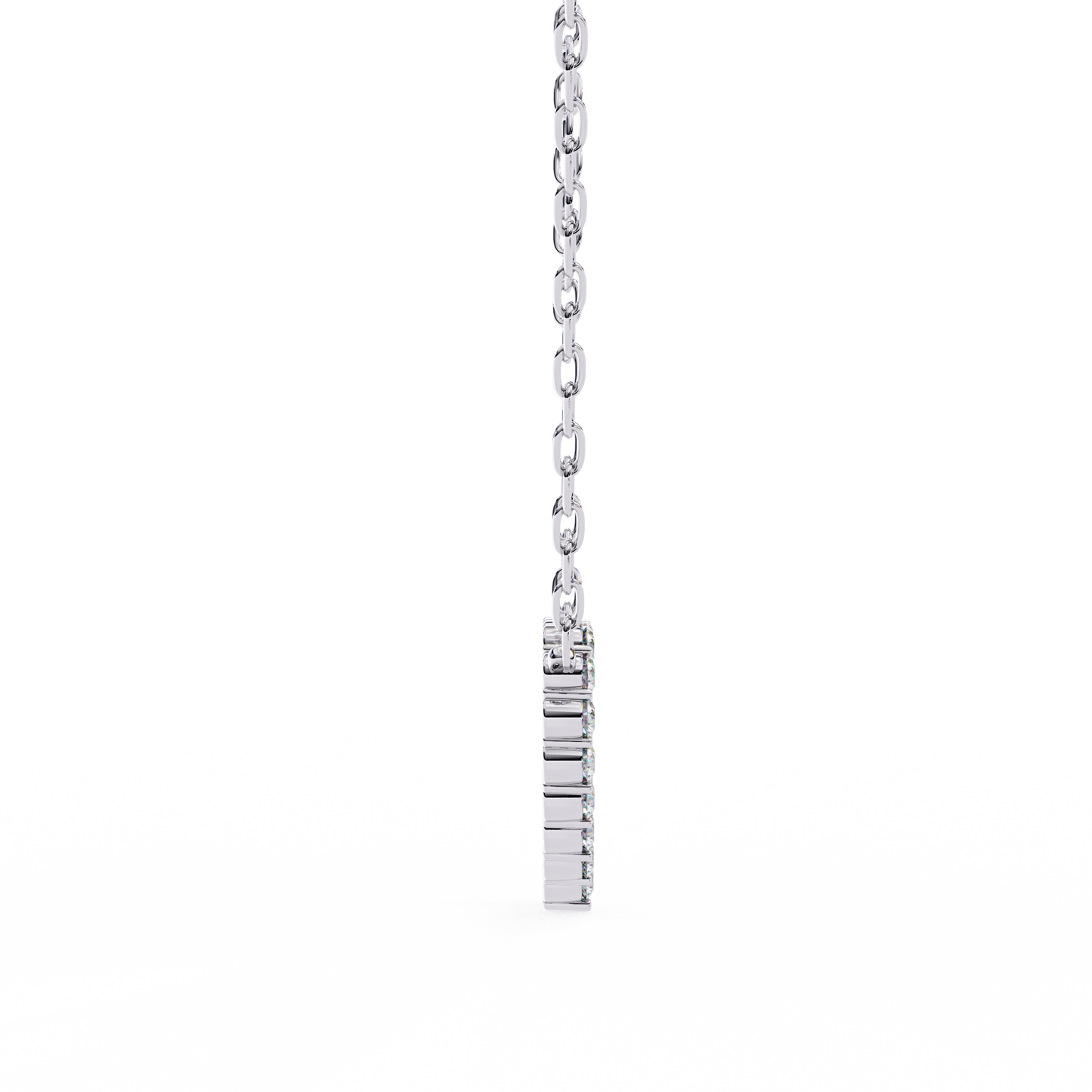 open heart diamond pendant necklace – romantic fine jewelry