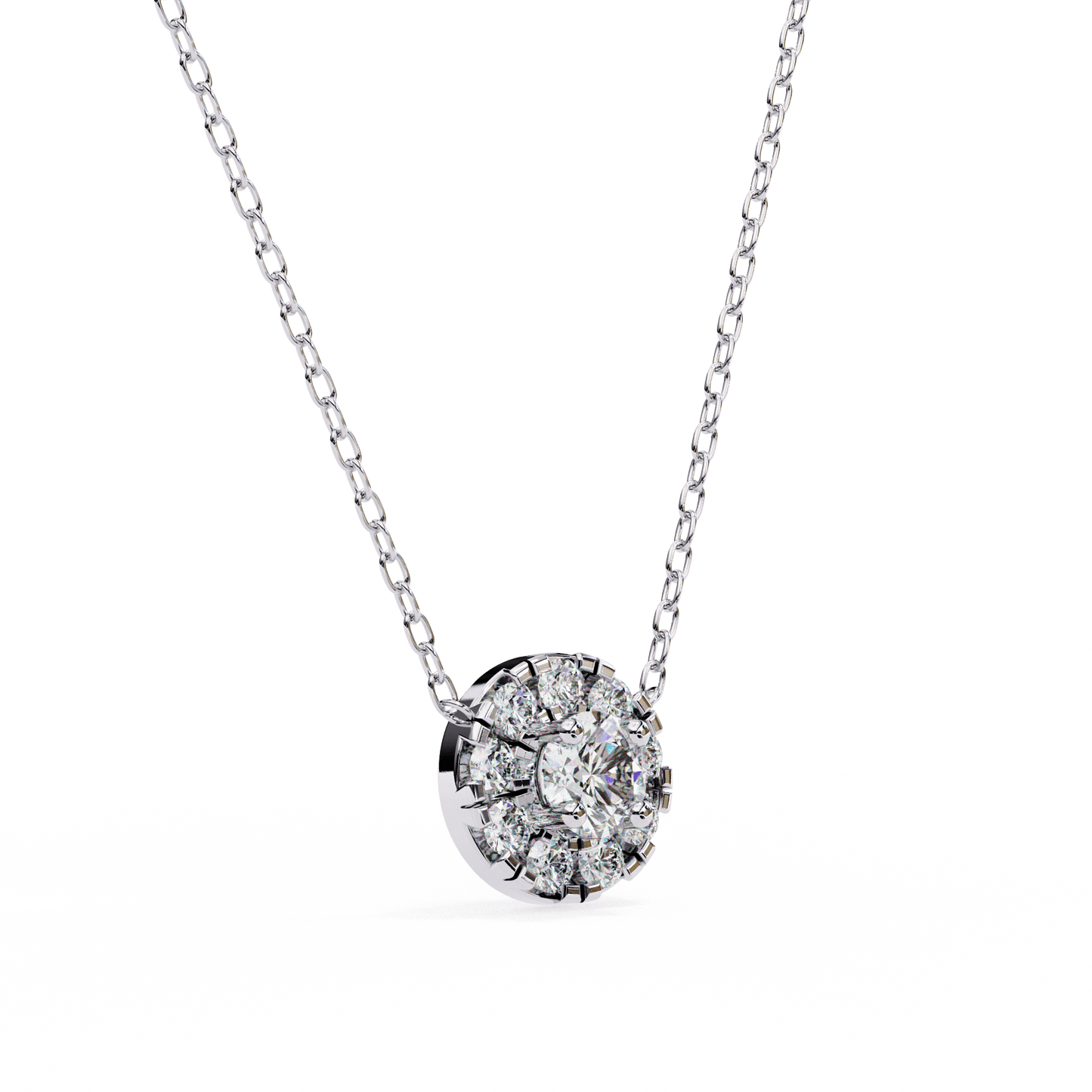 stellar shine diamond pendant