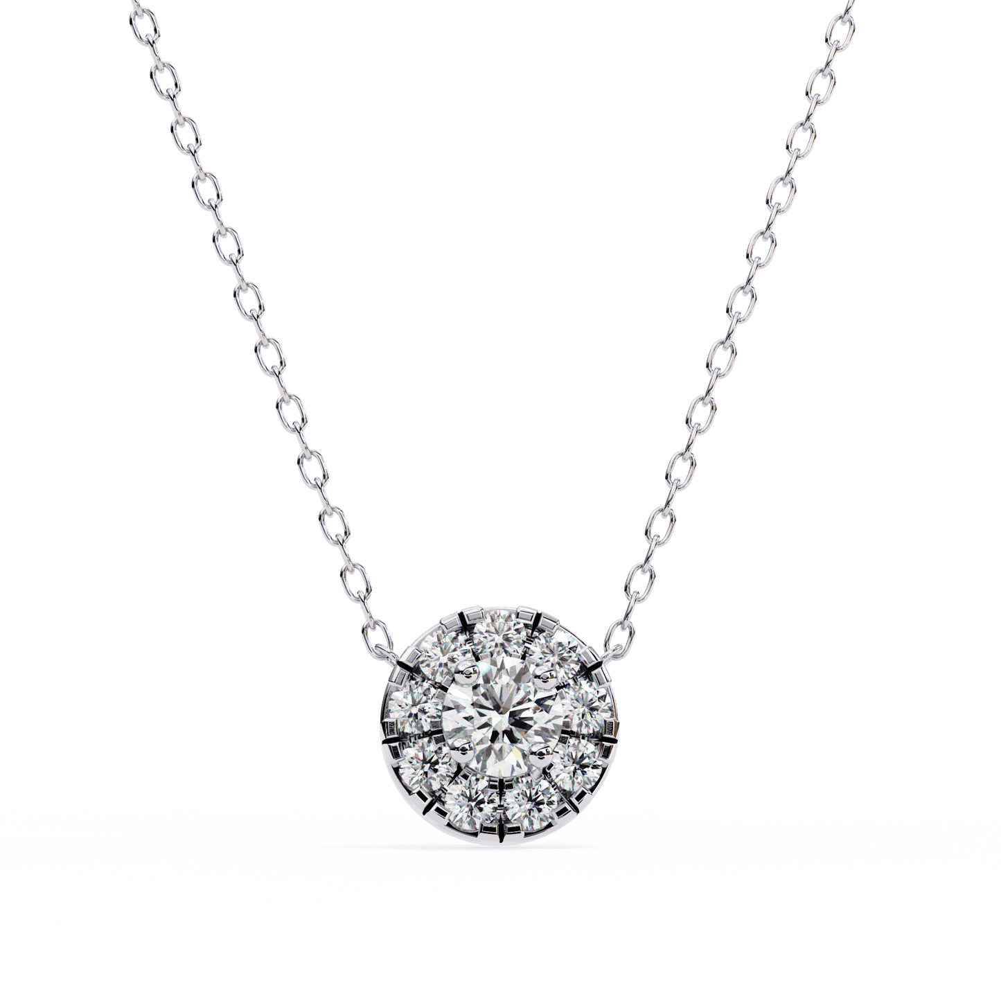 stellar shine diamond pendant