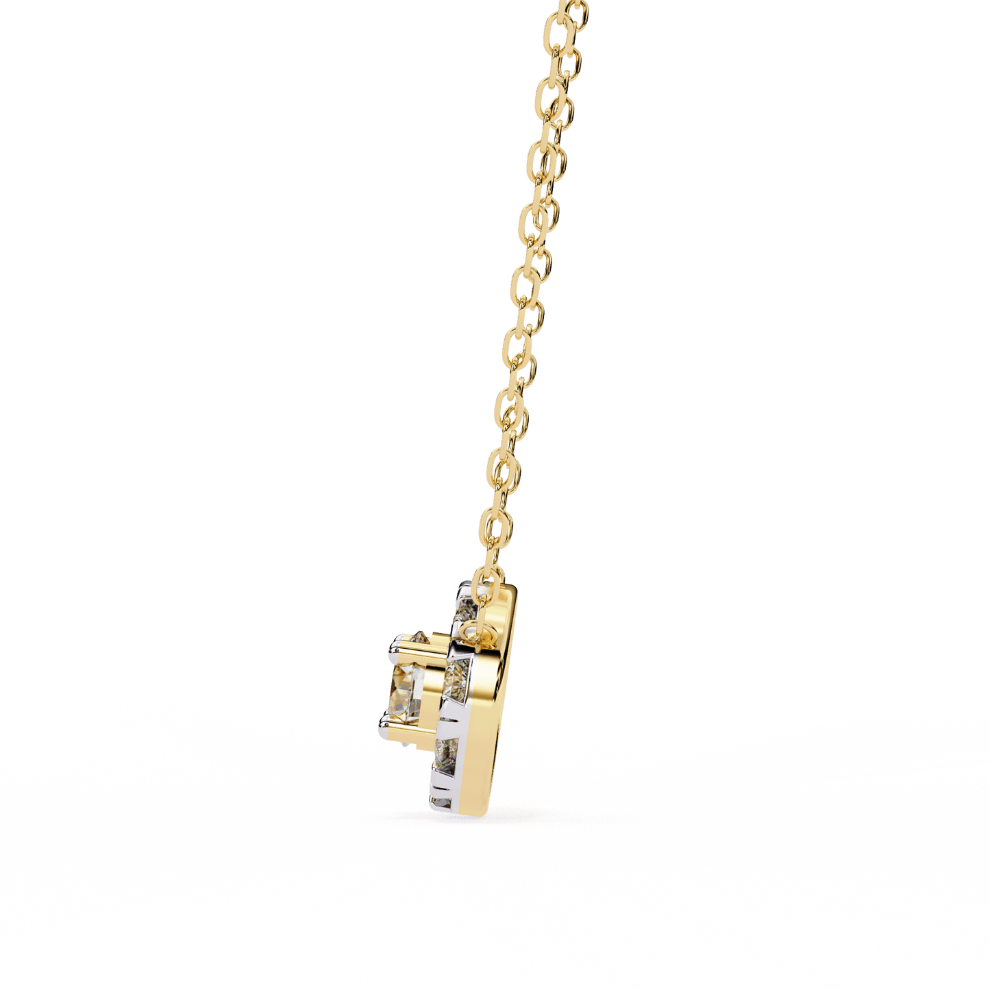 stellar shine diamond pendant