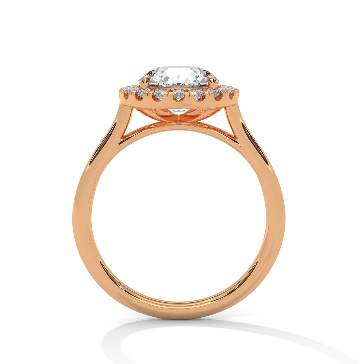 timeless 2.32 carat round cut halo diamond solitaire ring โ engagement & wedding jewelry