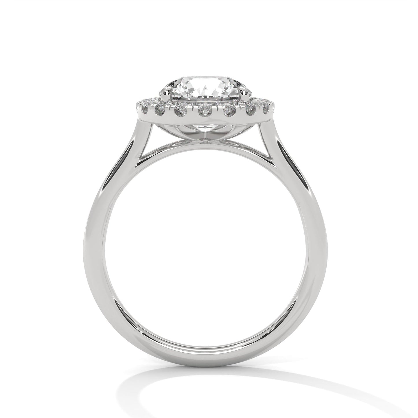 timeless 2.32 carat round cut halo diamond solitaire ring โ engagement & wedding jewelry