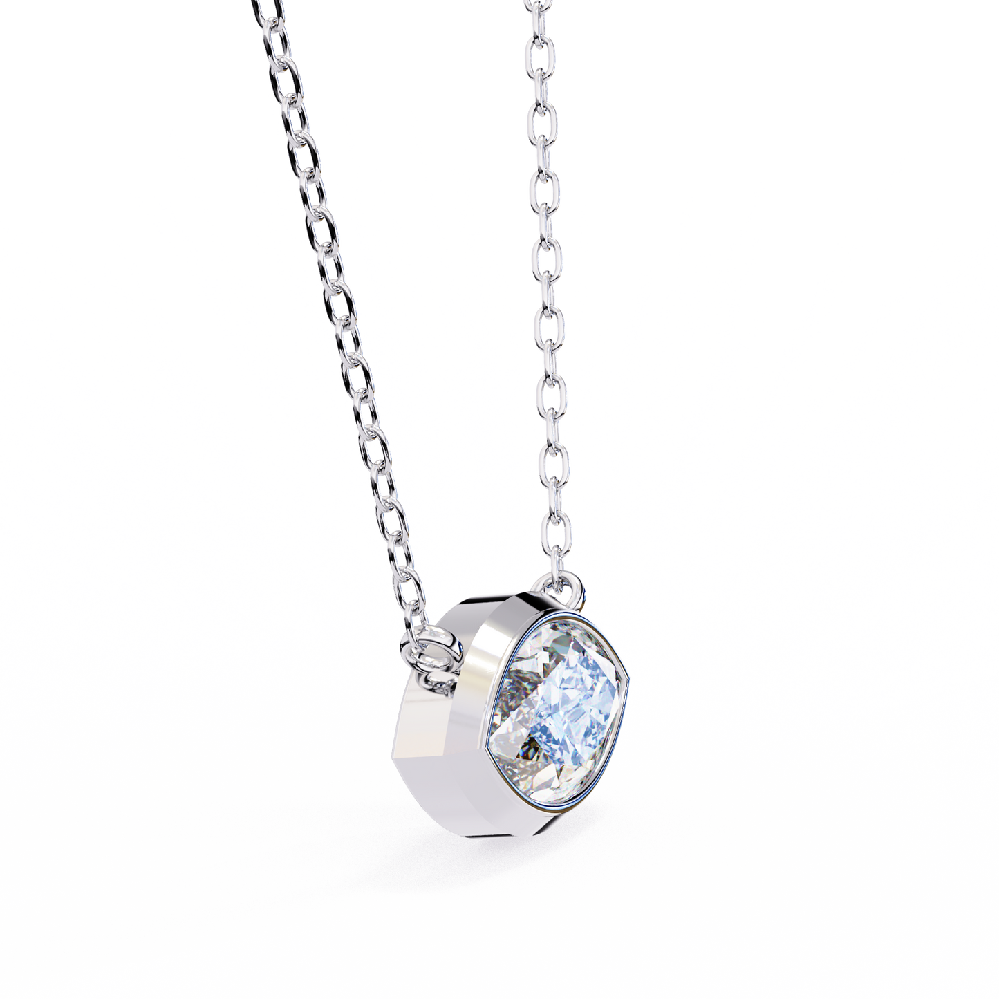 2.00 carat marquise cut bezel set diamond pendant necklace – elegant jewelry for women