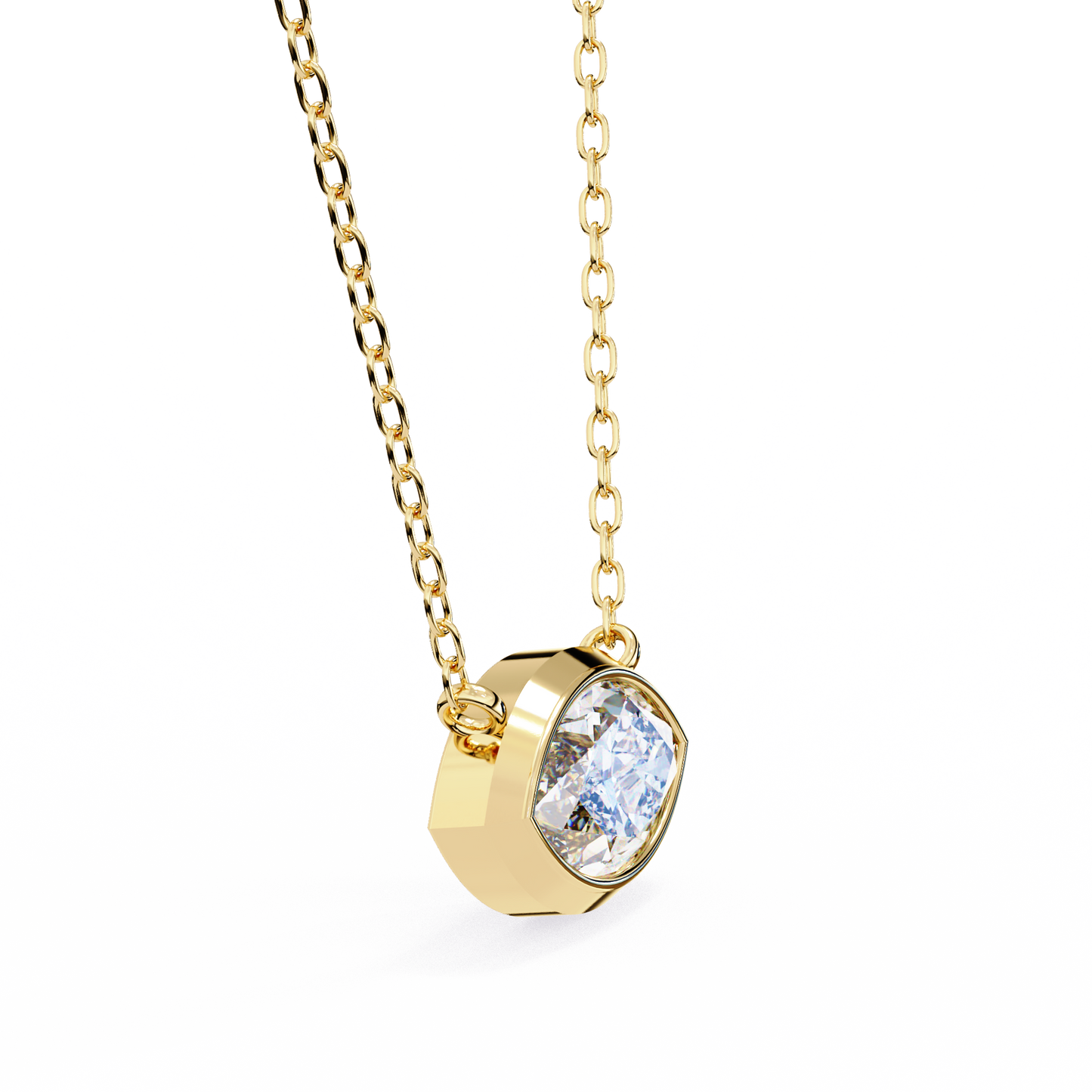 2.00 carat marquise cut bezel set diamond pendant necklace – elegant jewelry for women