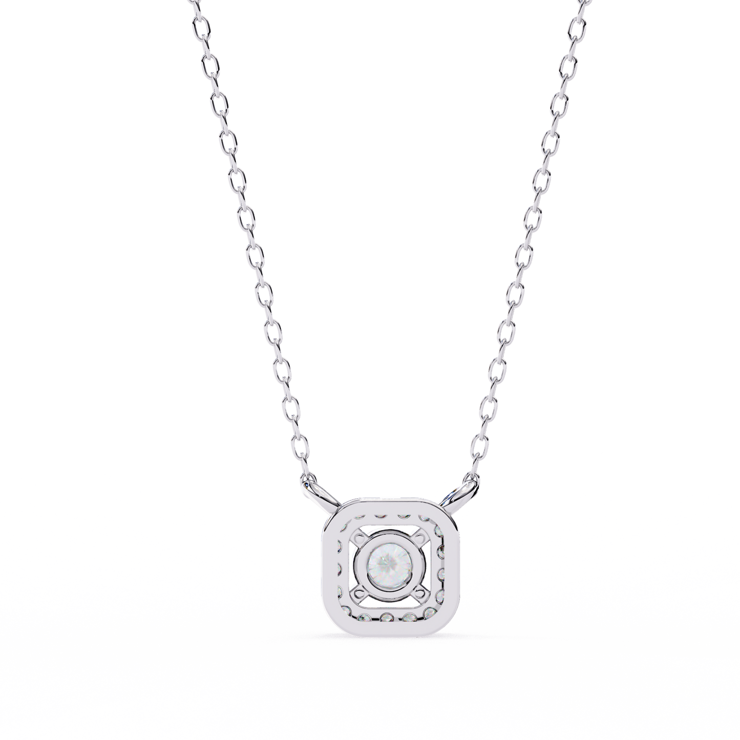 lgd pendant round stone (0.3ct ) in 14k gold without chain