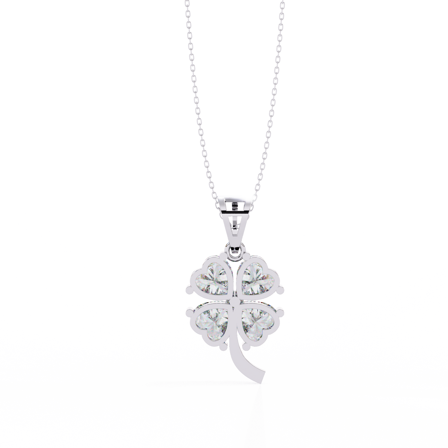 lgd pendant heart stone (0.61ct) in 14k gold without chain