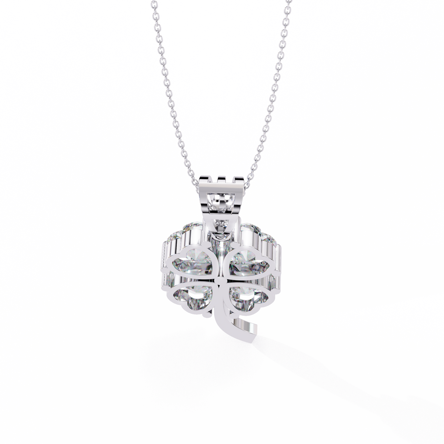 lgd pendant heart stone (0.61ct) in 14k gold without chain