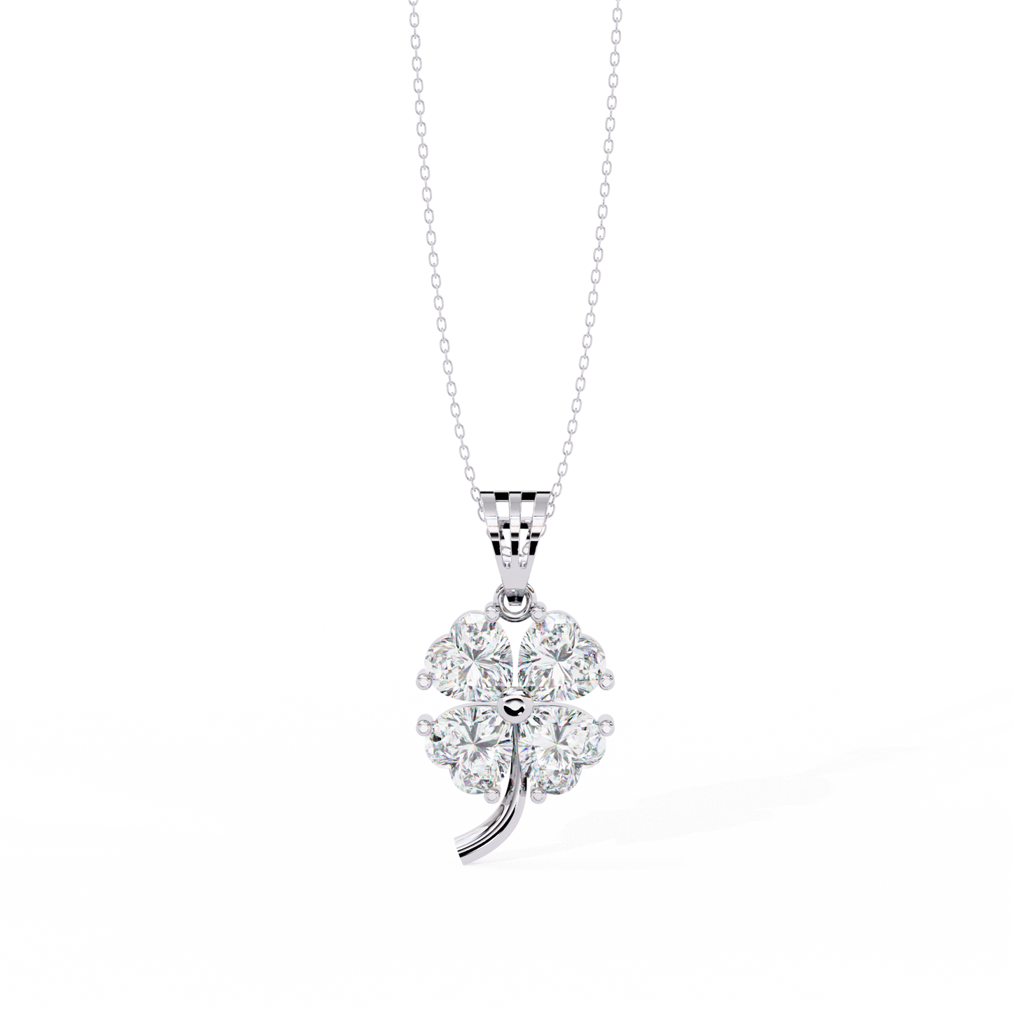 lgd pendant heart stone (0.61ct) in 14k gold without chain