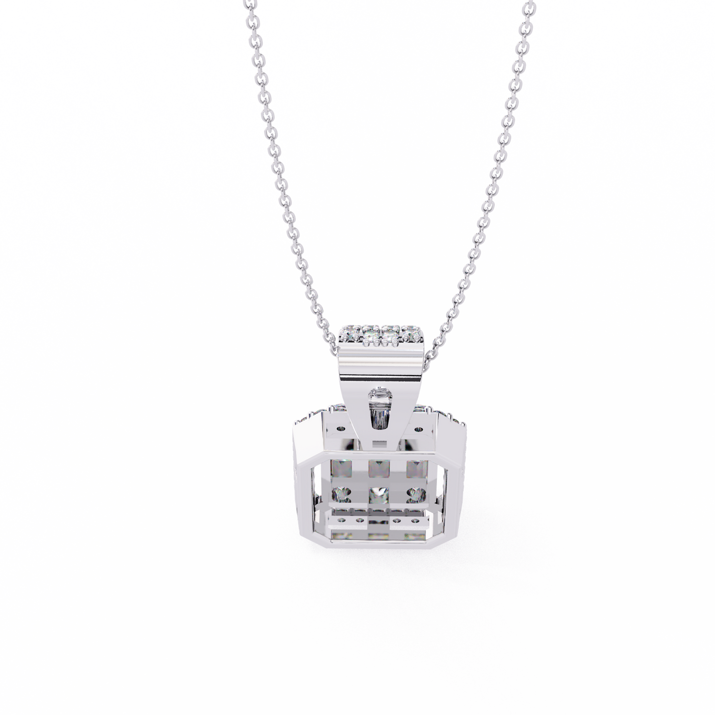 lgd pendant round stone (0.71ct ) in 14k gold without chain
