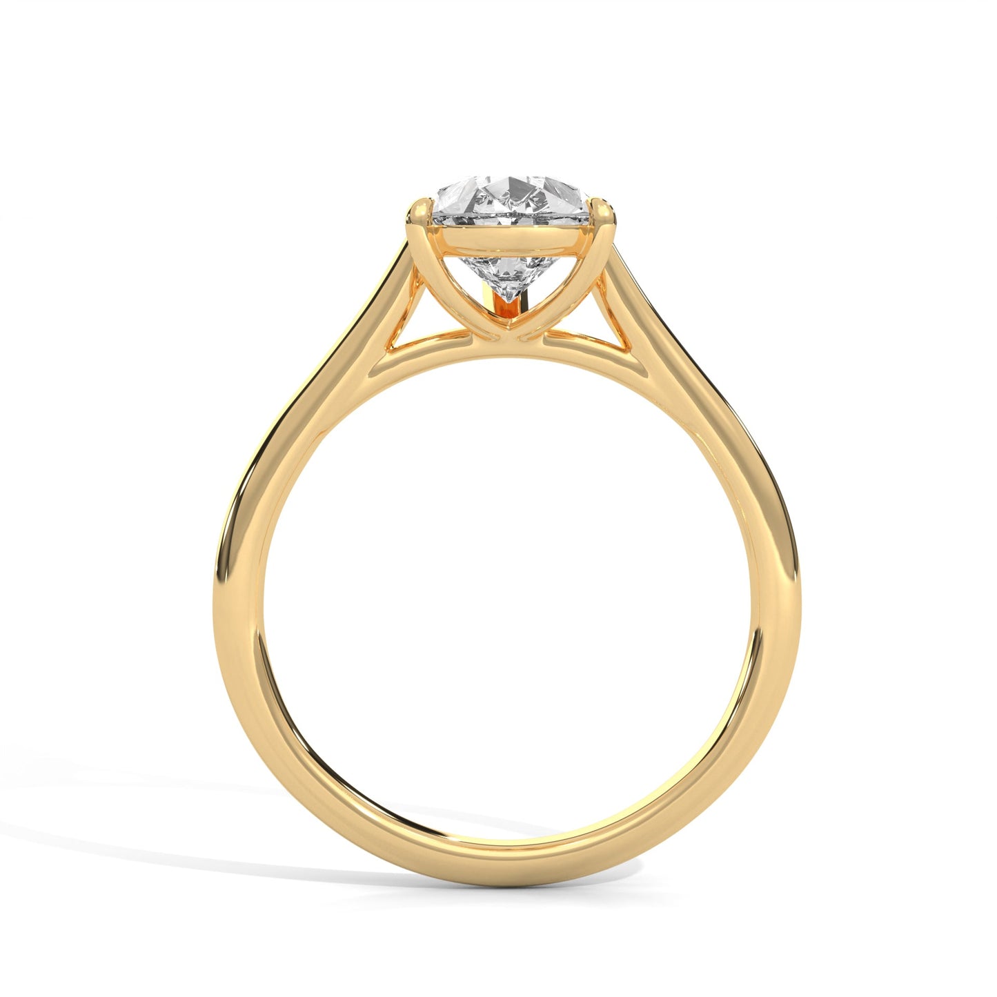 2.00 carat pear cut solitaire diamond engagement ring โ elegant bridal jewelry
