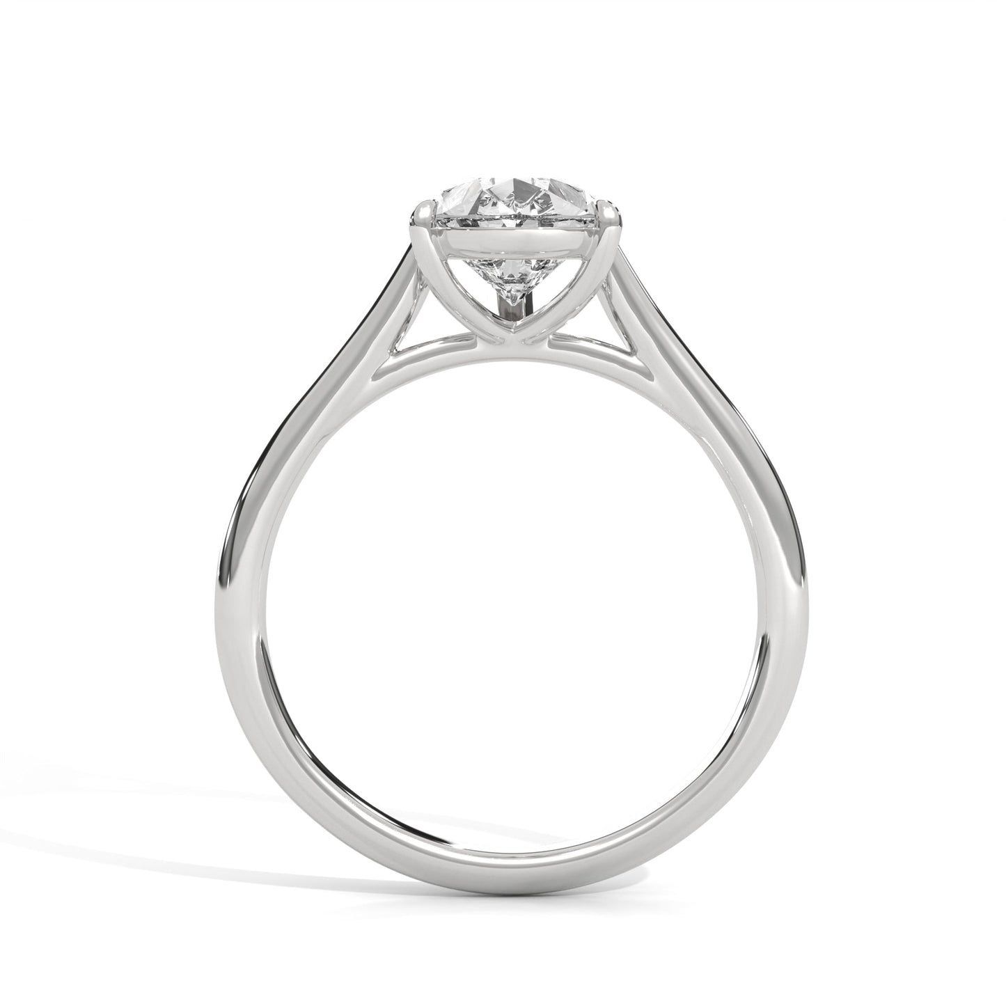2.00 carat pear cut solitaire diamond engagement ring โ elegant bridal jewelry