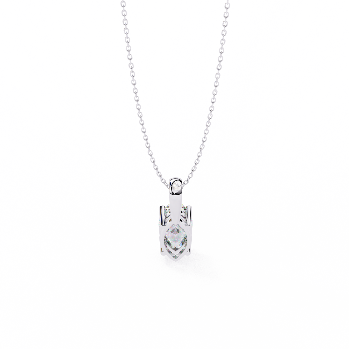 lgd pendant marquise stone (0.93ct) in 14k gold without chain