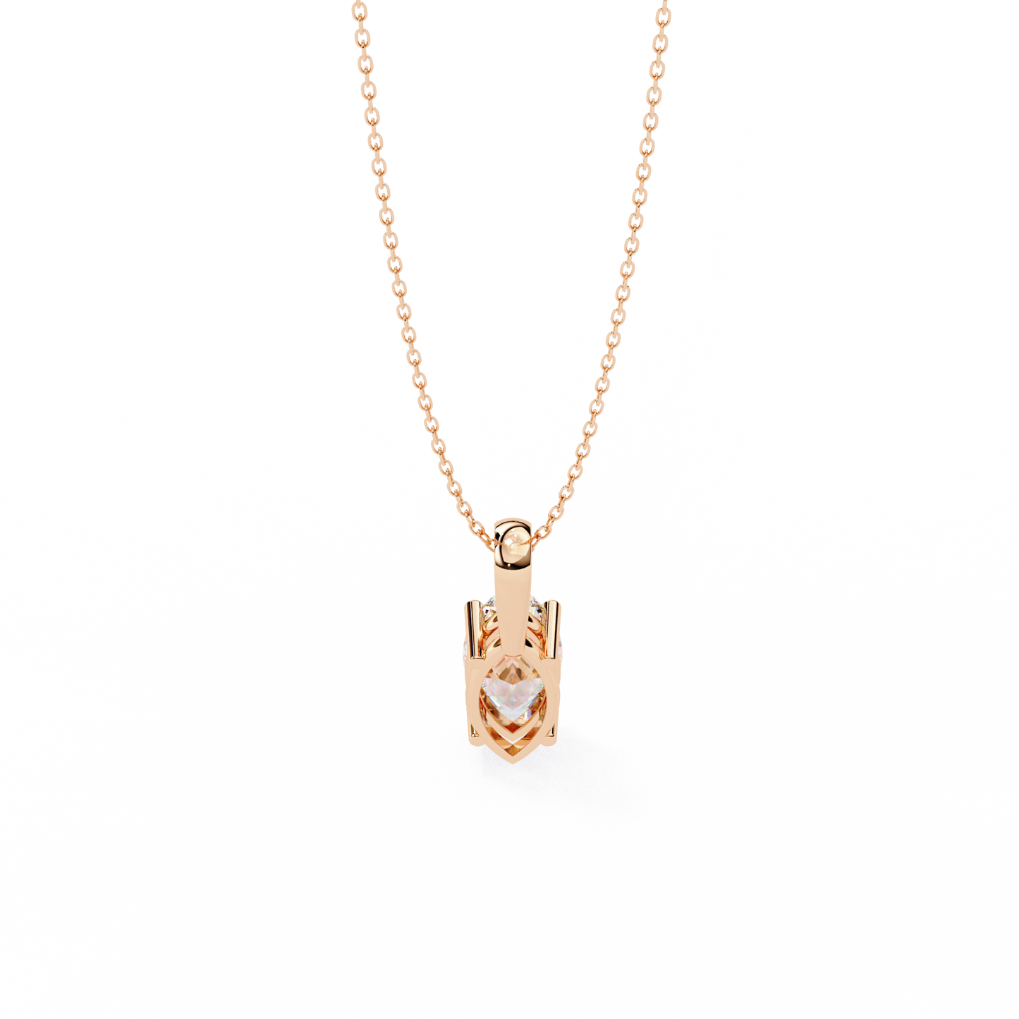 lgd pendant marquise stone (0.93ct) in 14k gold without chain