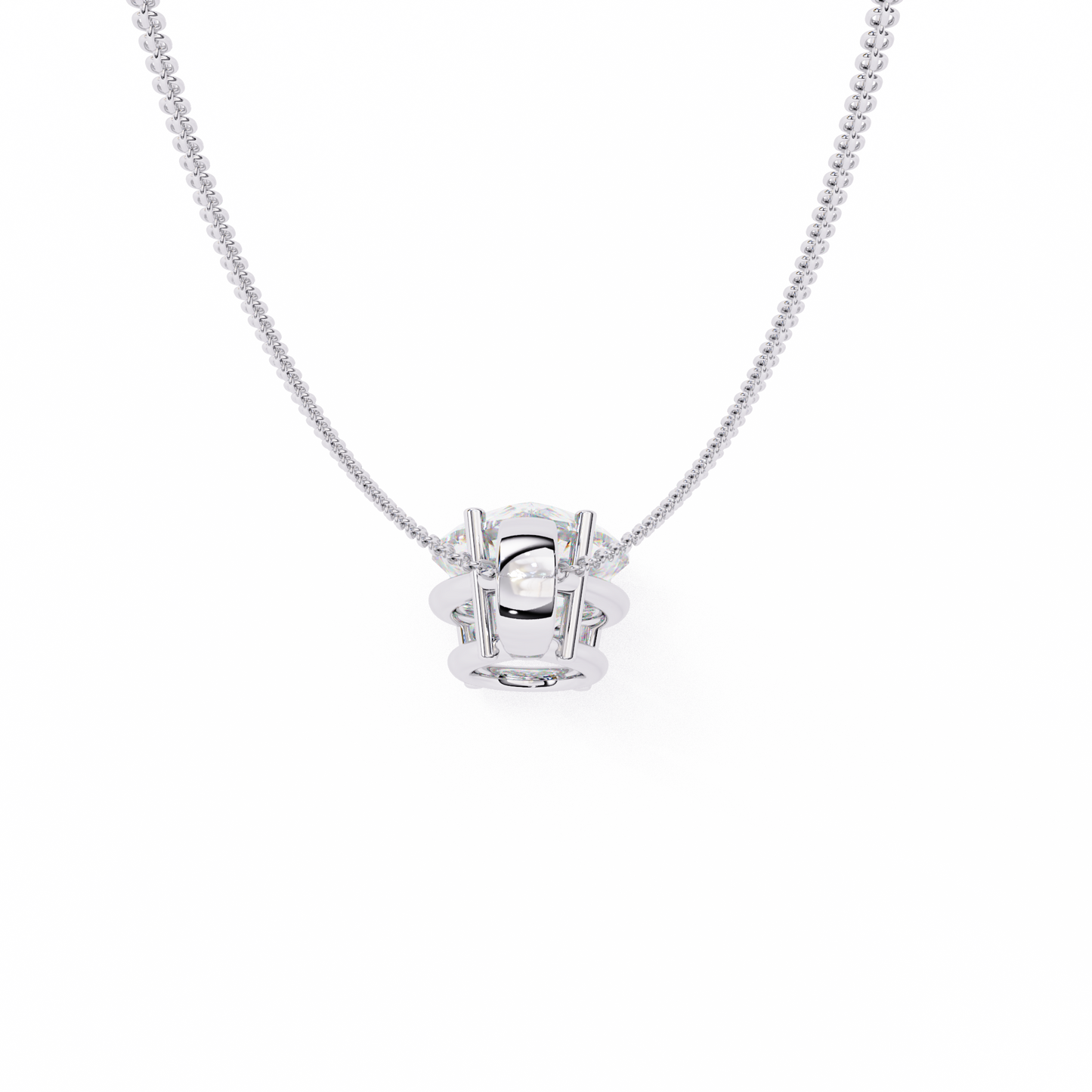 2.00 carat pear cut solitaire diamond pendant necklace – elegant jewelry for women