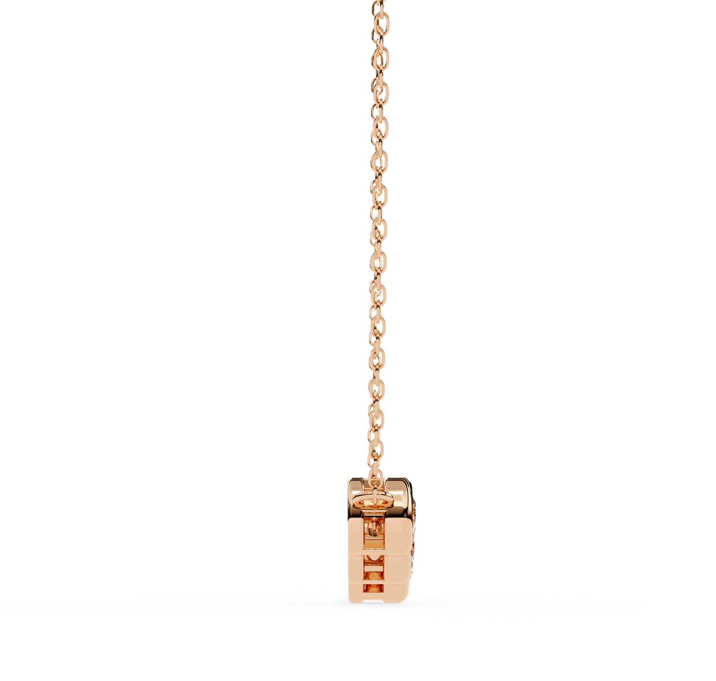 five-stone bezel set diamond pendant necklace – everyday luxury jewelry