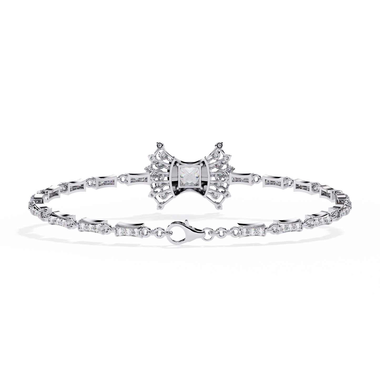 0.78ct princess bracelet