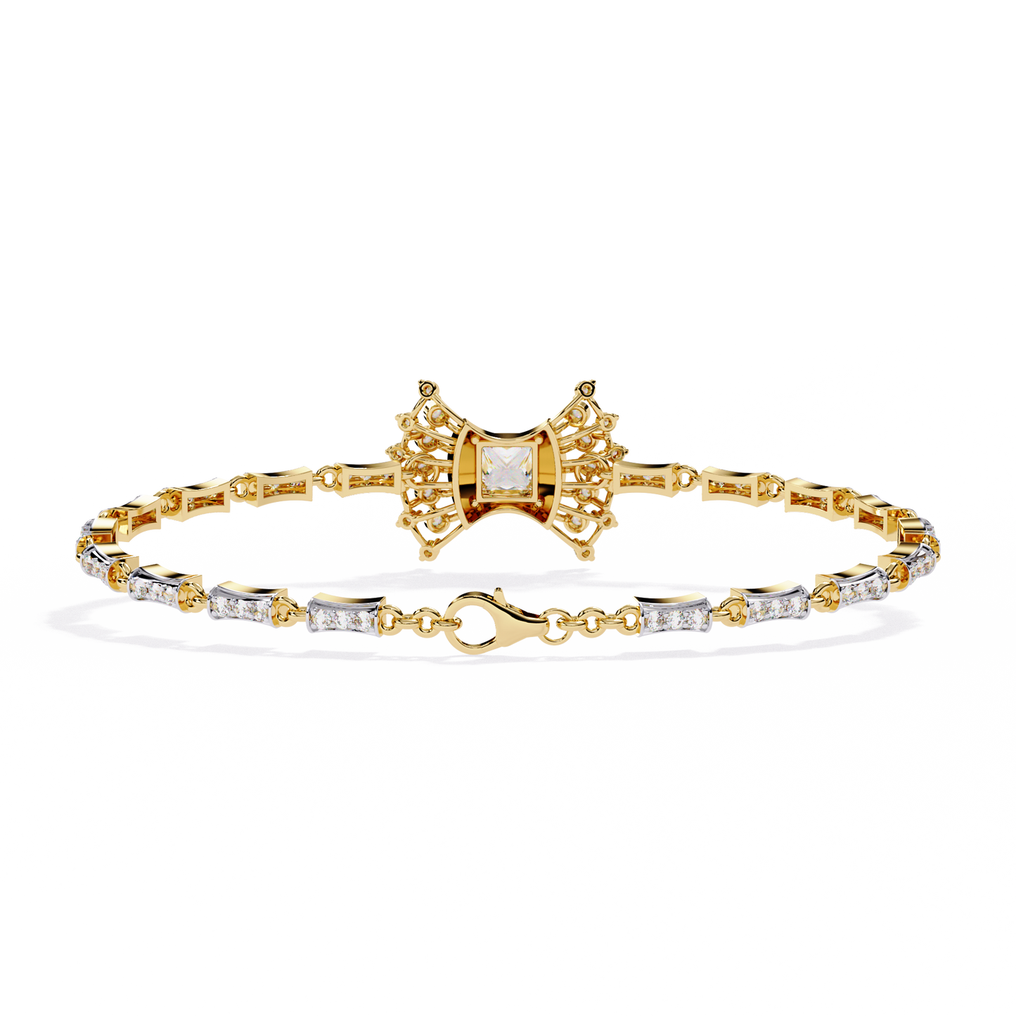 0.78ct princess bracelet