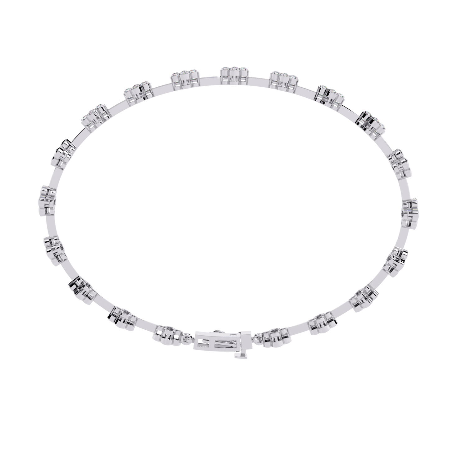 flower tennis bracelet