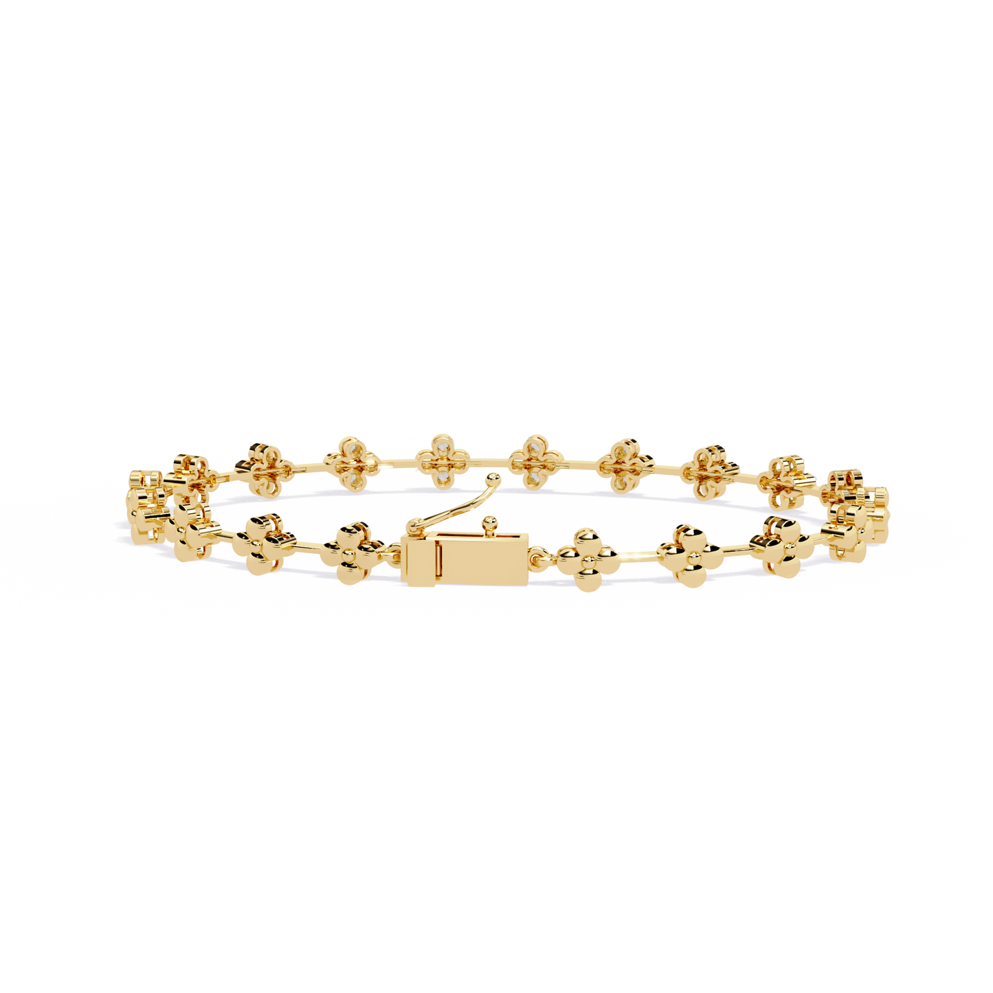 round cut diamond floral tennis bracelet – elegant diamond jewelry