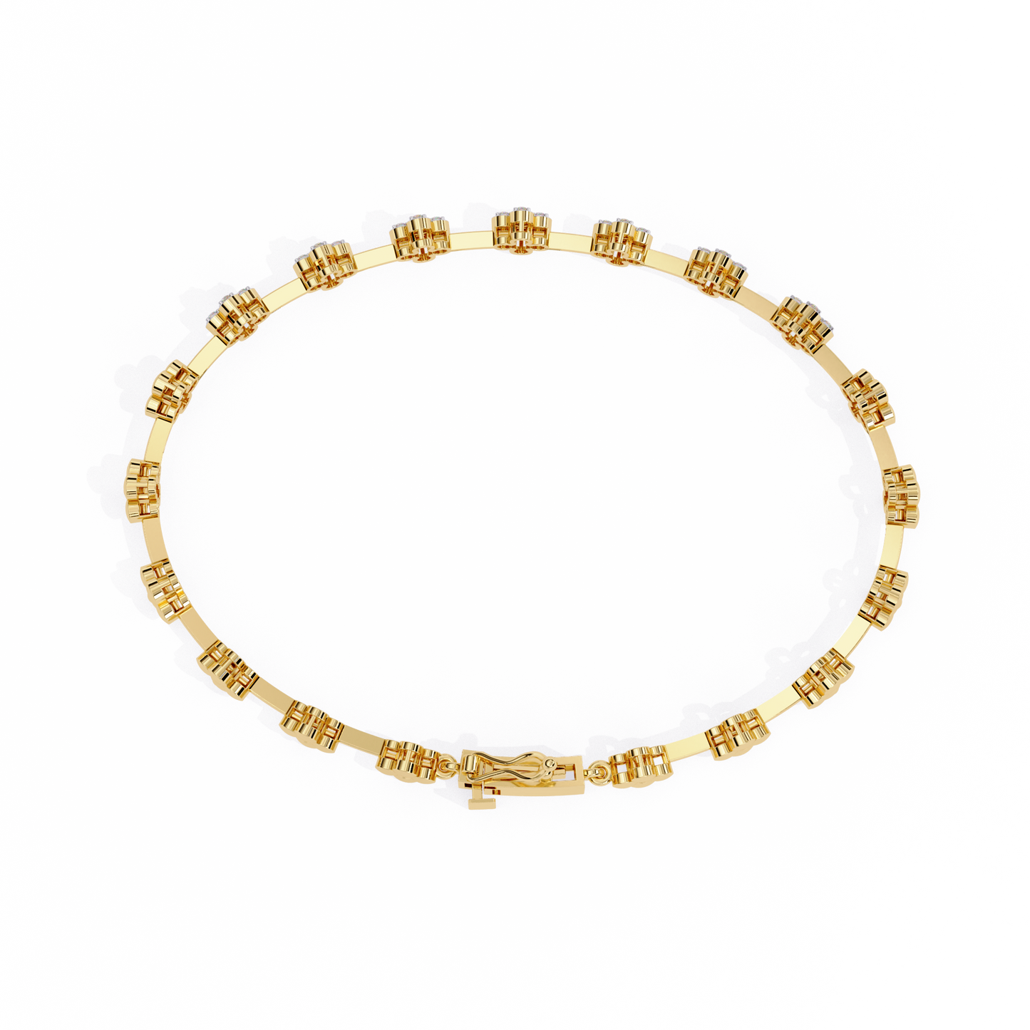flower tennis bracelet