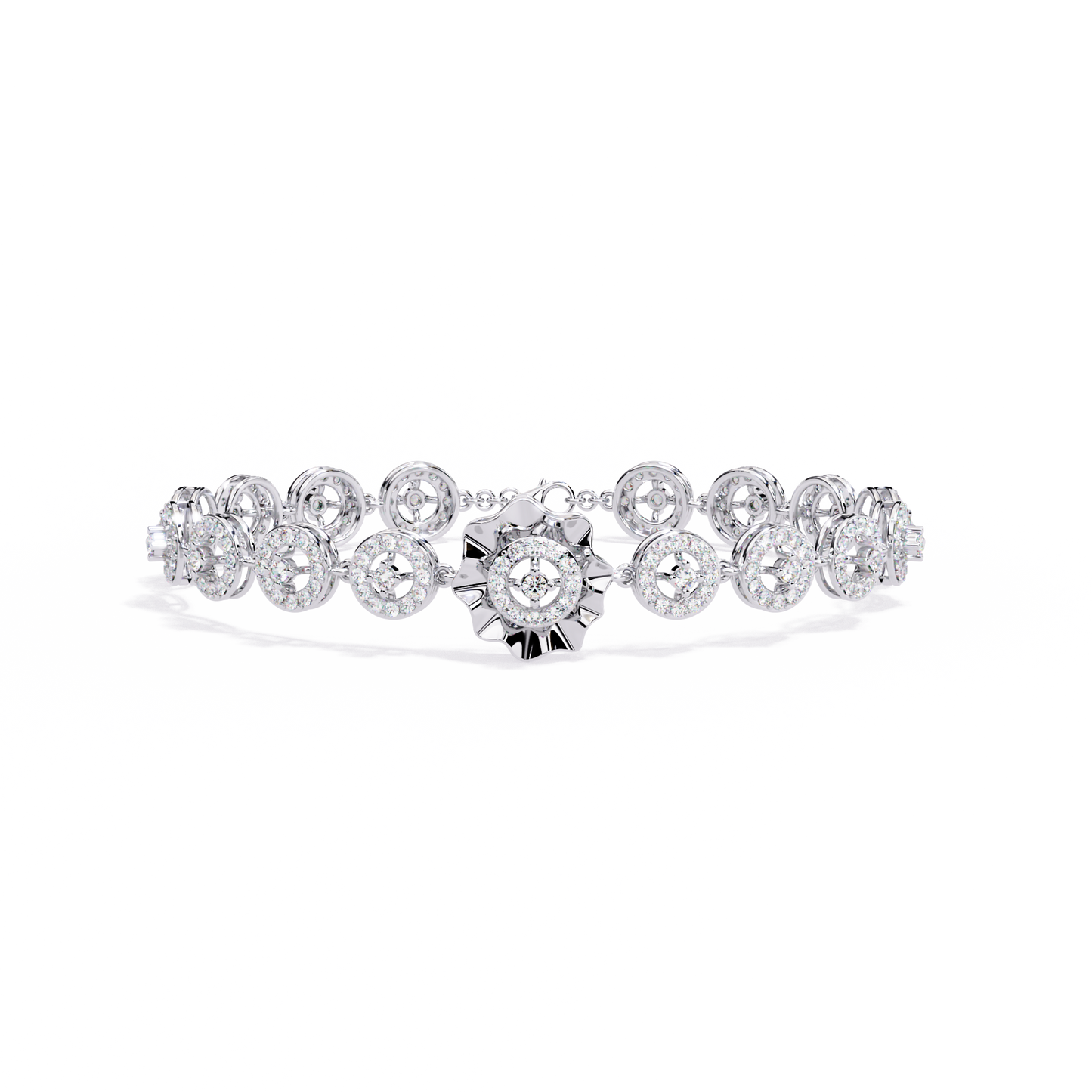 round tennis bracelet