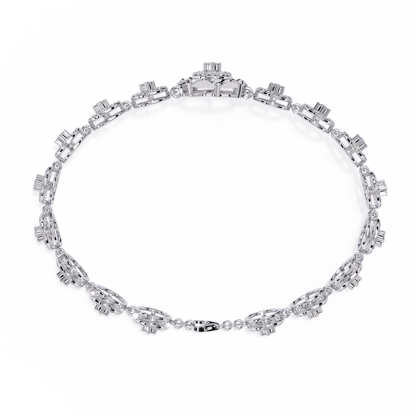round tennis bracelet