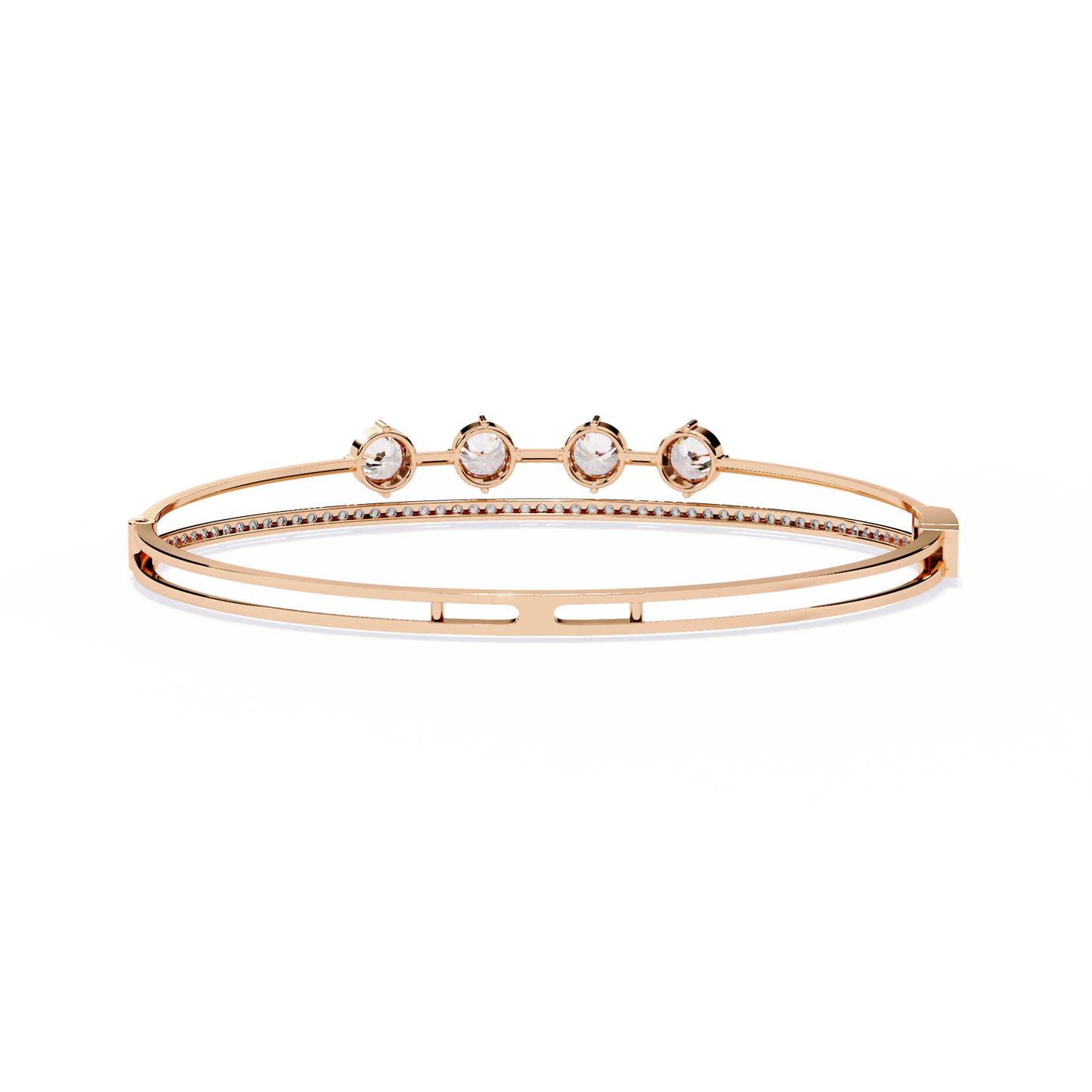 lgd bracelet round stone (2.32ct ) in 14k gold