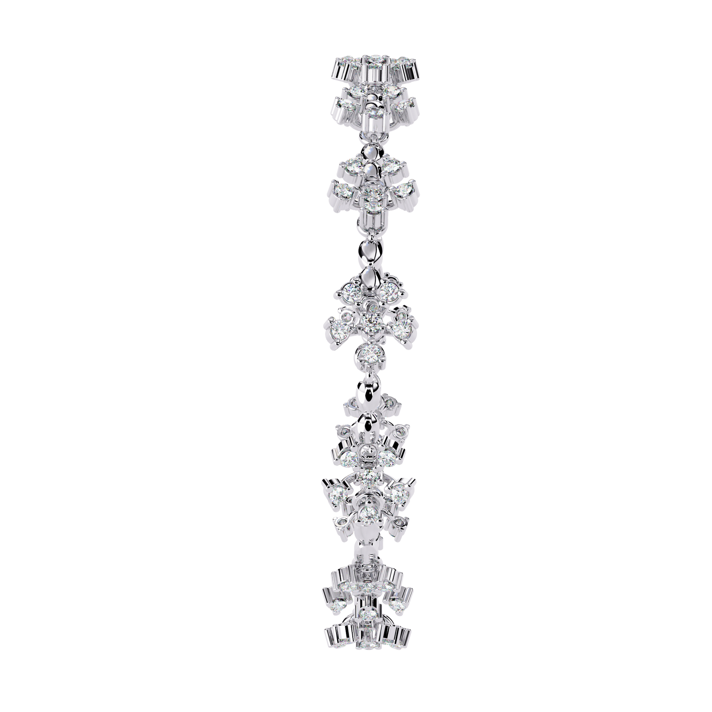 gleamknot round diamond bracelet
