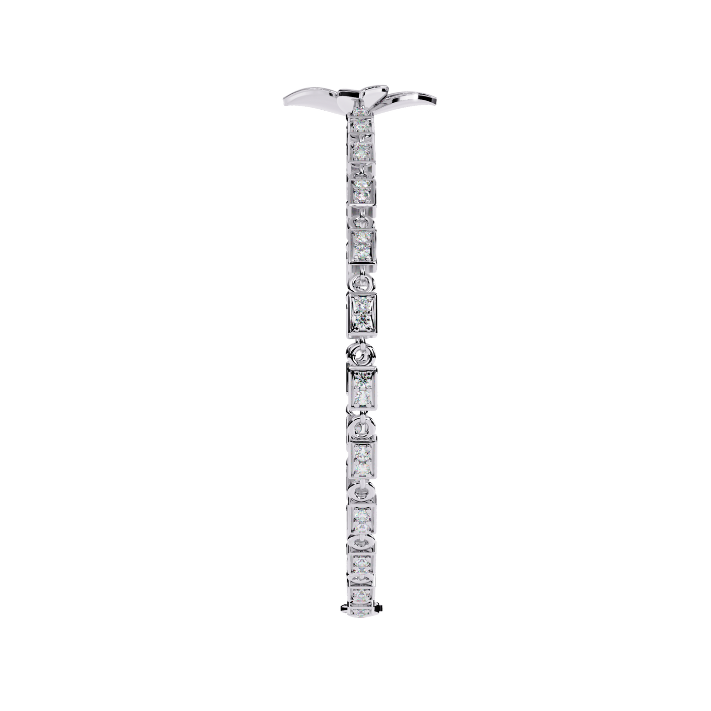 twistique round diamond bracelet