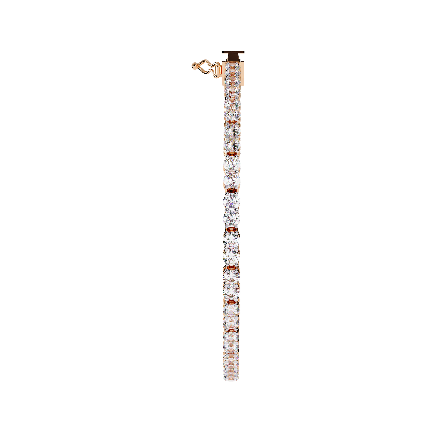 solara round diamond bracelet