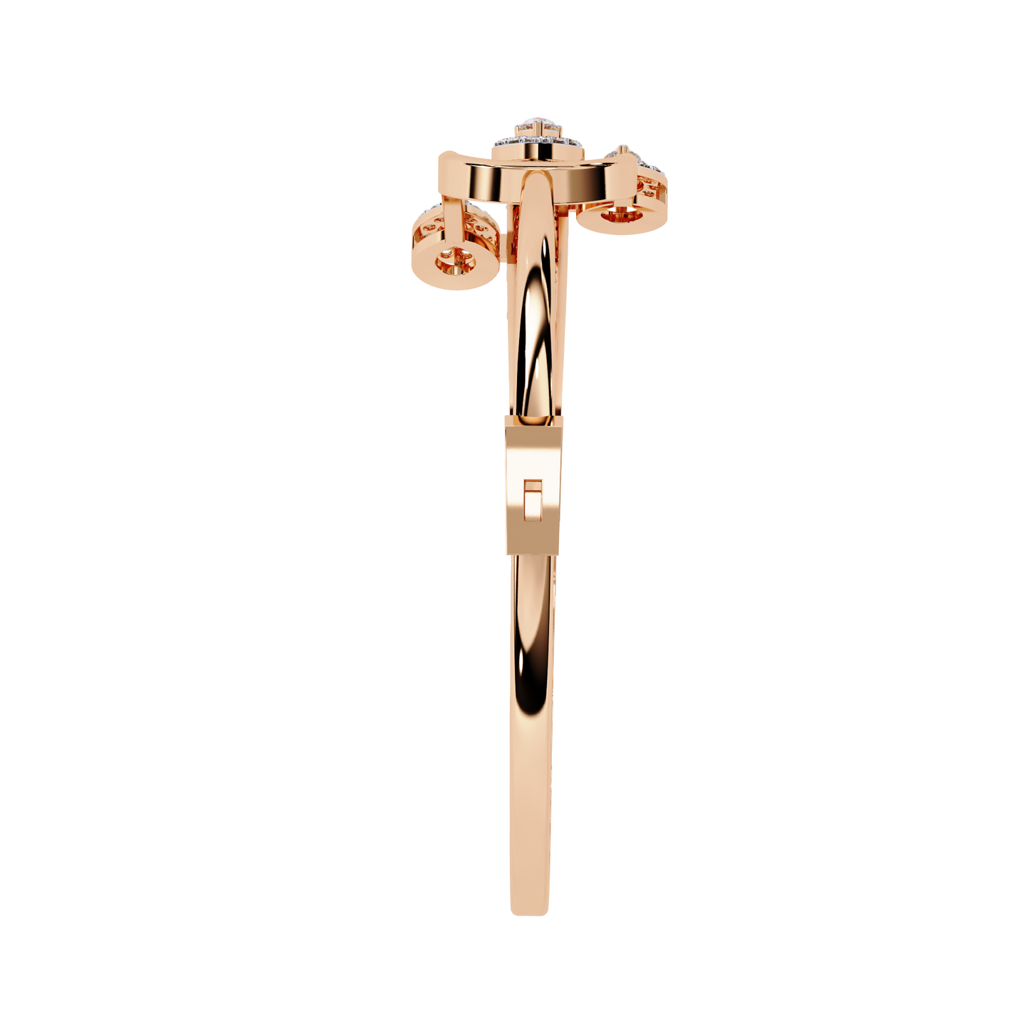 0.75 carat pear cut diamond bracelet with halo accents – elegant fine jewelry