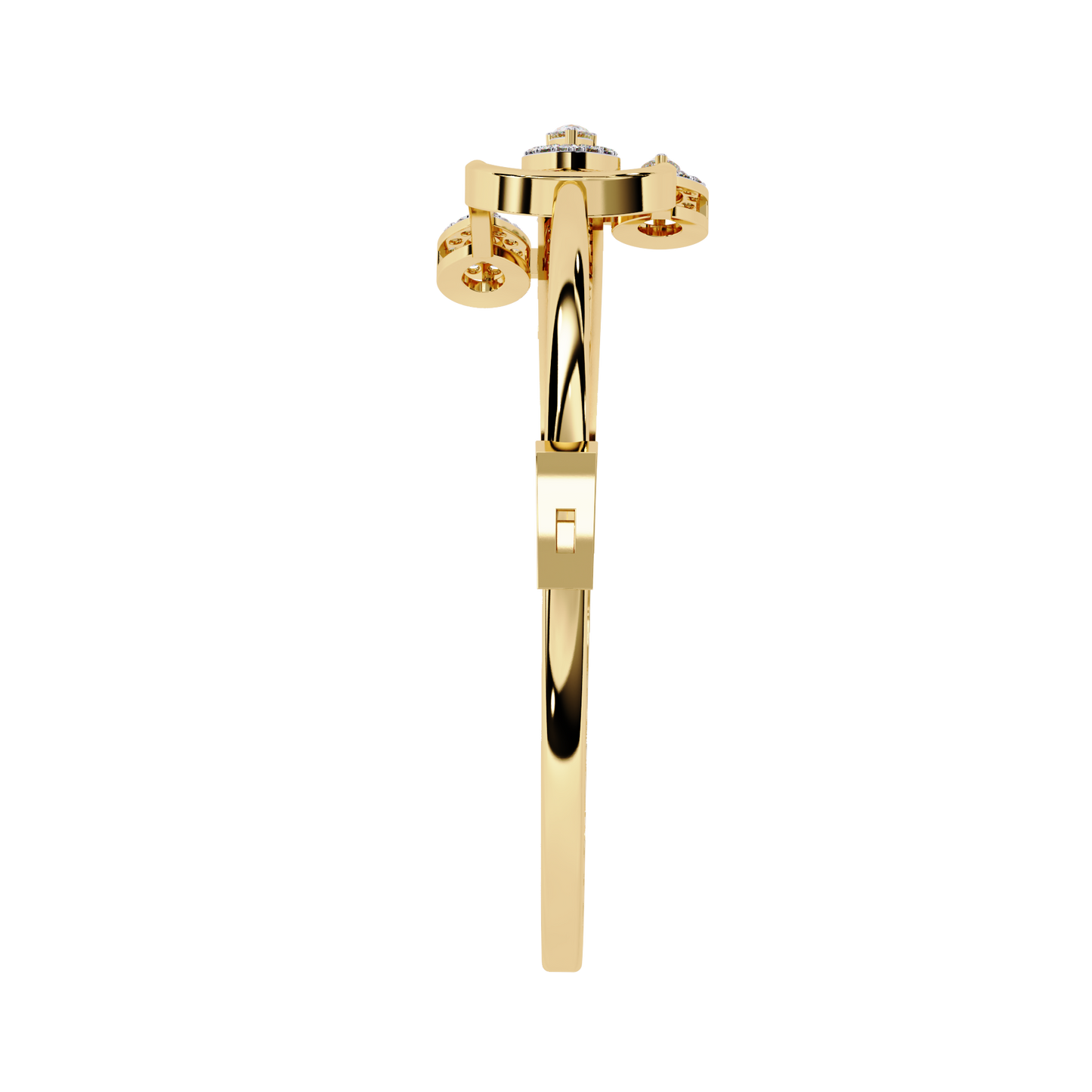 0.75 carat pear cut diamond bracelet with halo accents – elegant fine jewelry