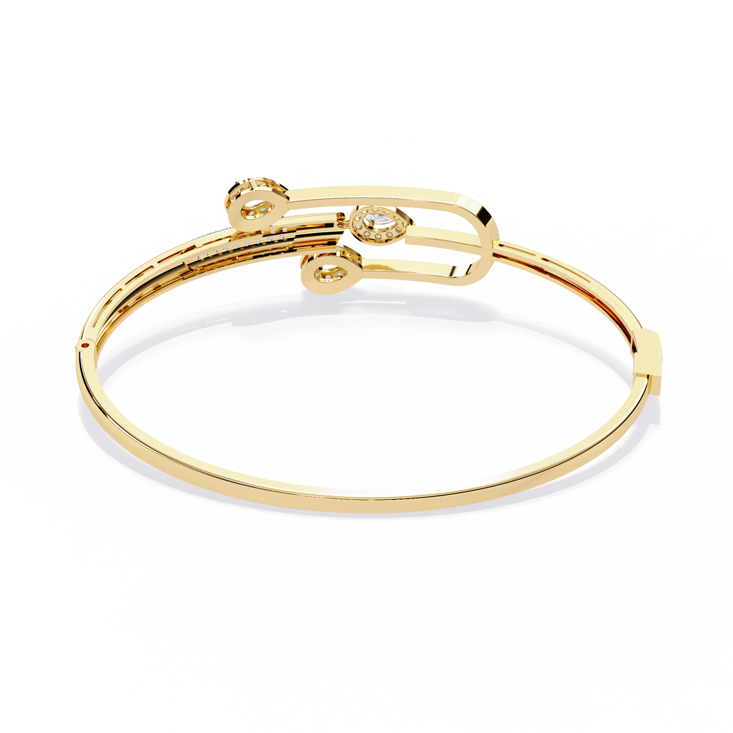 0.75 carat pear cut diamond bracelet with halo accents – elegant fine jewelry