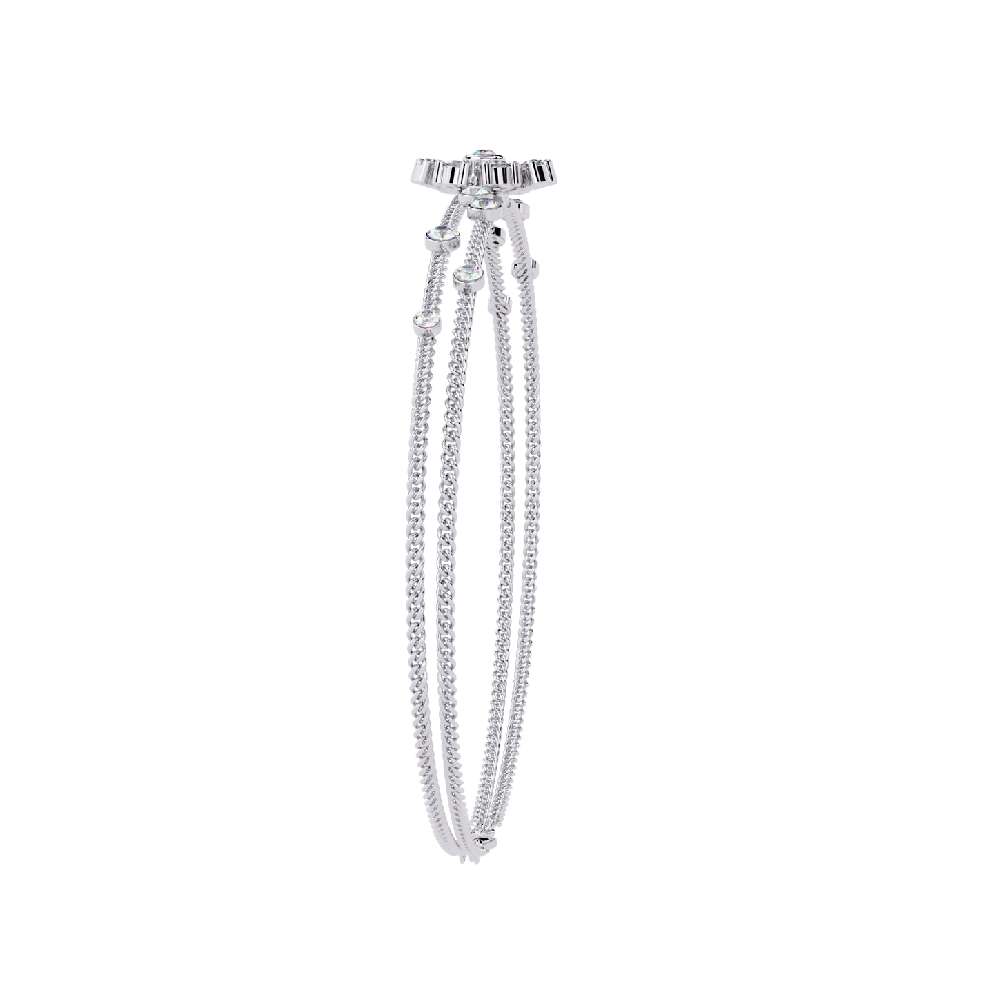lumin round diamond bracelet