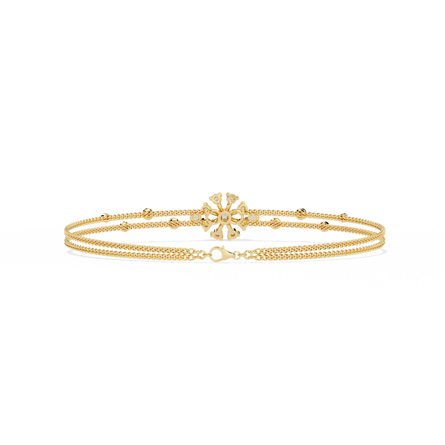 lumin round diamond bracelet